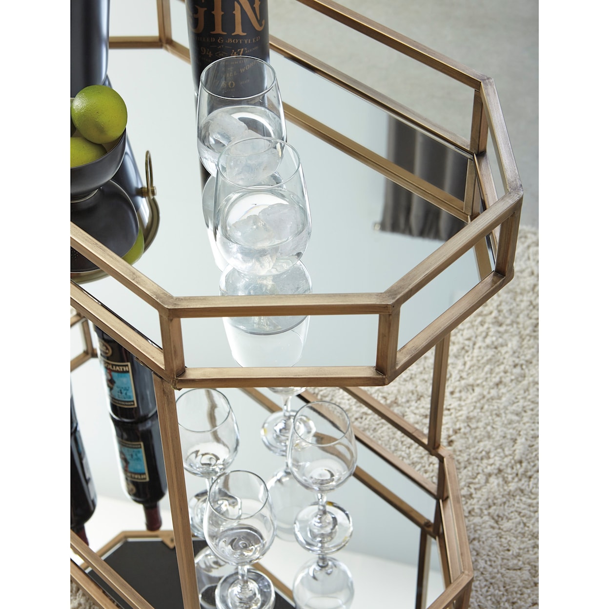 Ashley Signature Design Daymont Bar Cart