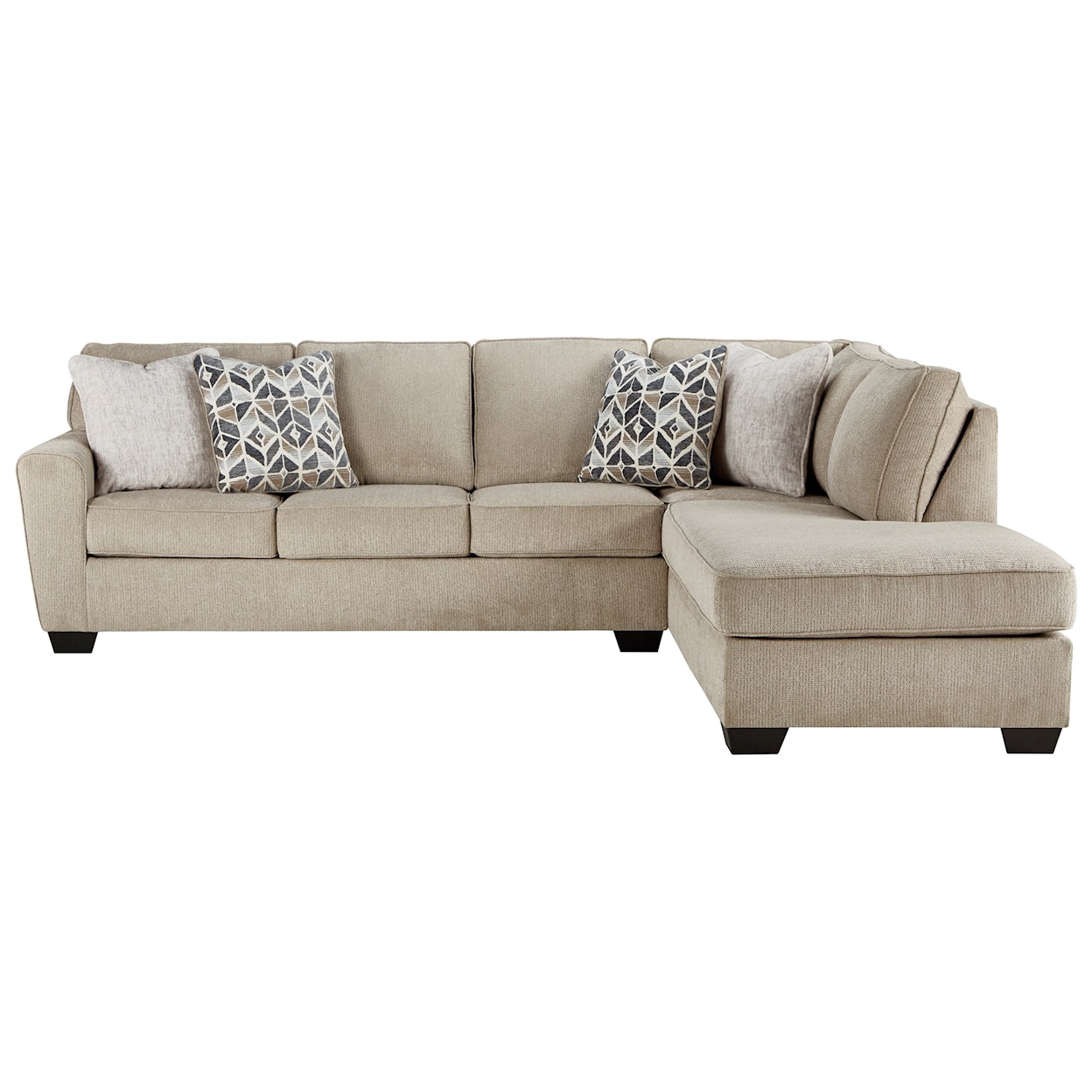 Signature Design by Ashley Decelle 2-Piece Sectional with Chaise