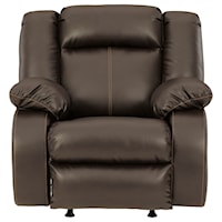 Faux Leather Power Rocker Recliner with USB Charging