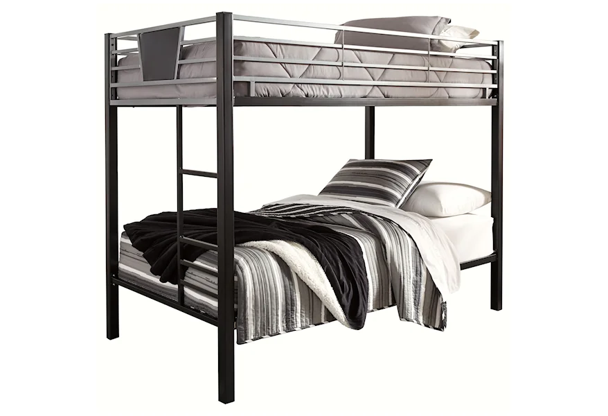 Dinsmore Twin/Twin Bunk Bed w/ Ladder by Signature Design by Ashley at Esprit Decor Home Furnishings