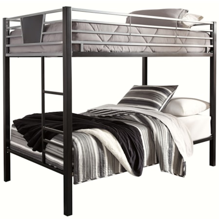 Twin/Twin Bunk Bed w/ Ladder