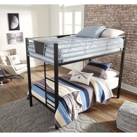 Twin/Twin Bunk Bed w/ Ladder