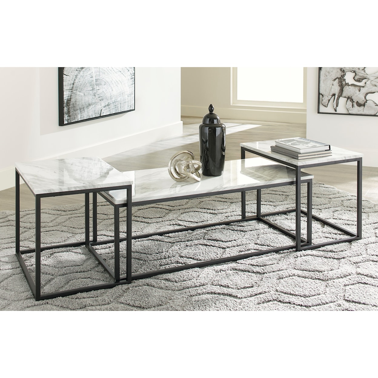 Signature Design by Ashley Furniture Donnesta Occasional Table Set