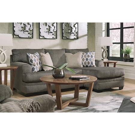 Sofa Chaise, Chair and Ottoman Set