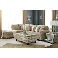 2pc Sectional and ottoman