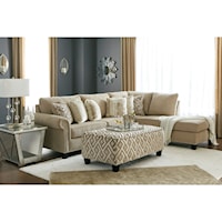 2pc Sectional and ottoman