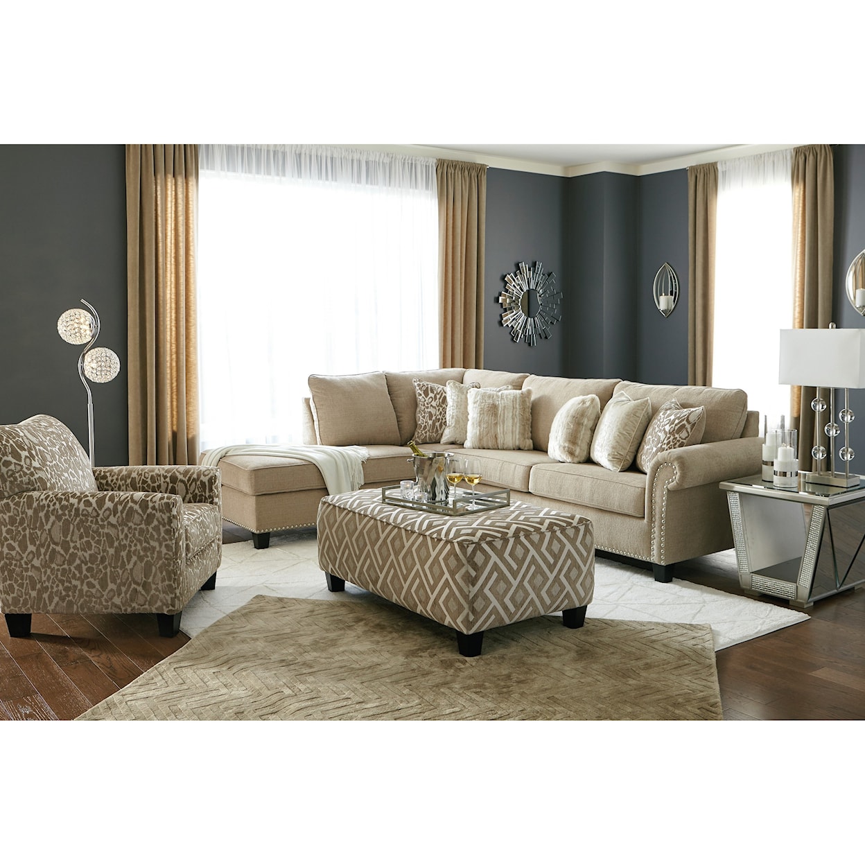 Signature Design by Ashley Dovemont 4pc Living Room Group