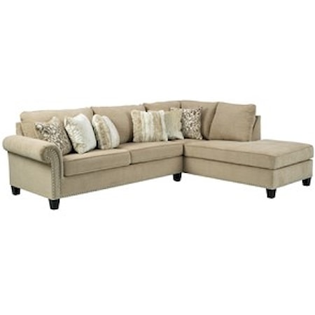 2-Piece Sectional with Right Chaise