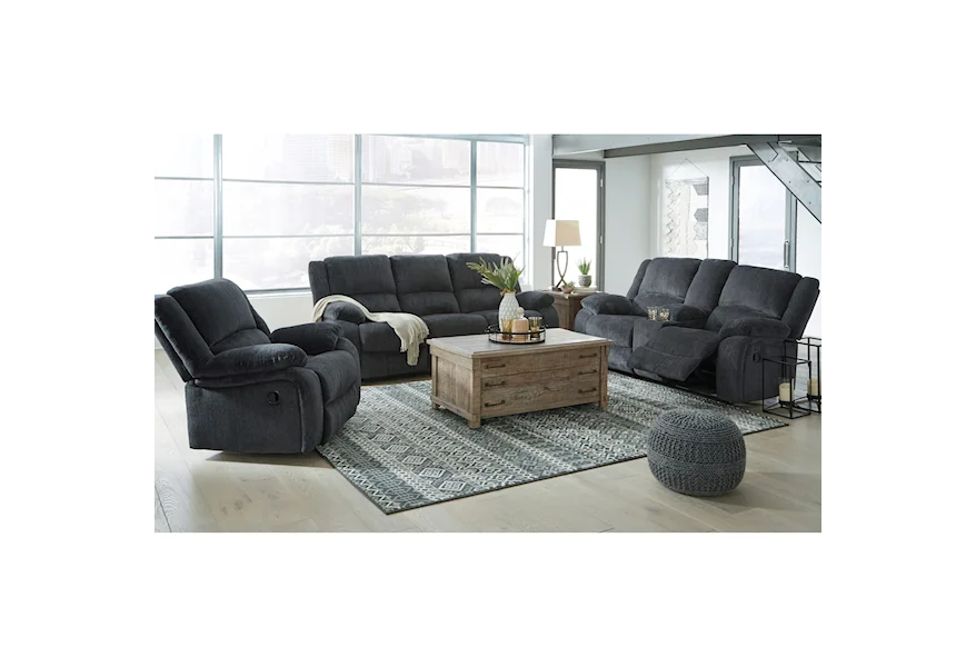 Draycoll Reclining Living Room Group by Signature Design by Ashley at Sam Levitz Furniture