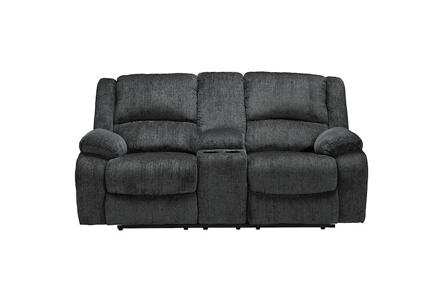 Draycoll Double Reclining Power Loveseat w/ Console by Signature Design by Ashley at Zak's Home Outlet