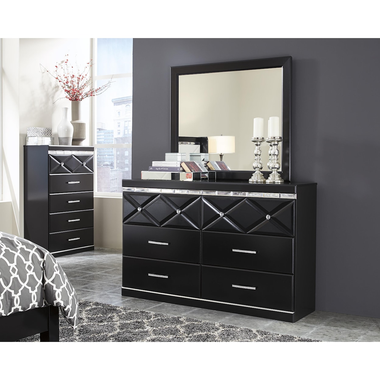 Ashley Furniture Signature Design Fancee Bedroom Mirror