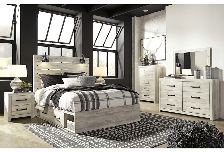 Cambeck 7 Piece Queen Panel Bedroom Set by Signature Design by Ashley at Sam Levitz Furniture