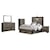 Signature Design by Ashley Drystan 6 Piece Full Panel Bed with 2 Storage Drawers, Nightstand and Chest Set