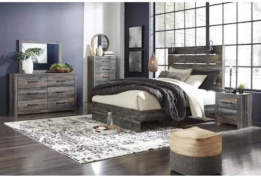 Drystan Queen Panel Bed by Signature Design by Ashley at Darvin Furniture