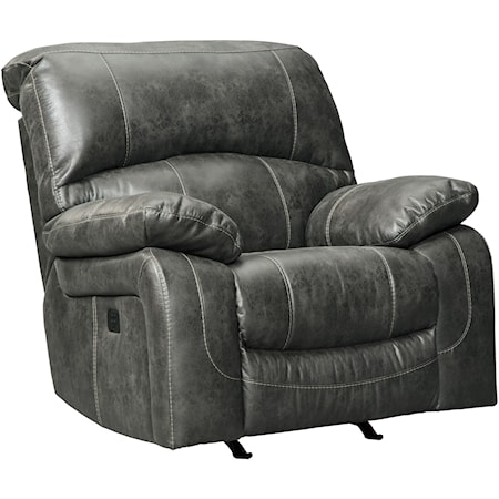 Power Rocker Recliner w/ Adjustable Headrest