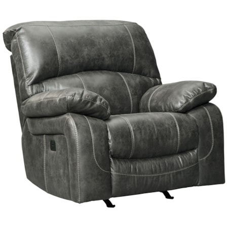 Power Rocker Recliner w/ Adjustable Headrest