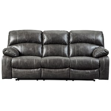 Power Reclining Sofa w/ Adjustable Headrests