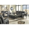 Signature Design Dunwell Power Loveseat w/ Adj. Headrests & Console