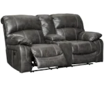Signature Design by Ashley Dunwell Power Loveseat w/ Adj. Headrests & Console