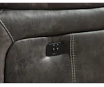 Signature Design by Ashley Dunwell Power Loveseat w/ Adj. Headrests & Console