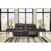 Signature Design by Ashley Furniture Dunwell Power Loveseat w/ Adj. Headrests & Console