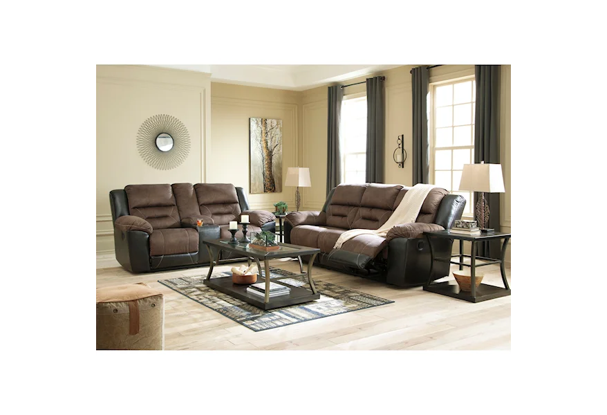 Earhart Reclining Living Room Group by Signature Design by Ashley Furniture at Sam's Appliance & Furniture