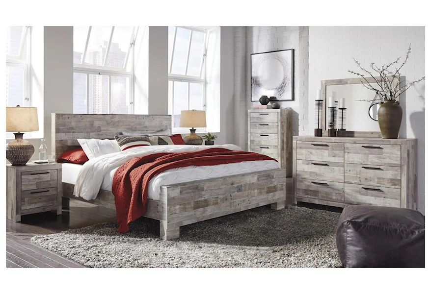 Effie Twin Panel Bed Package by Signature Design by Ashley at Sam Levitz Furniture