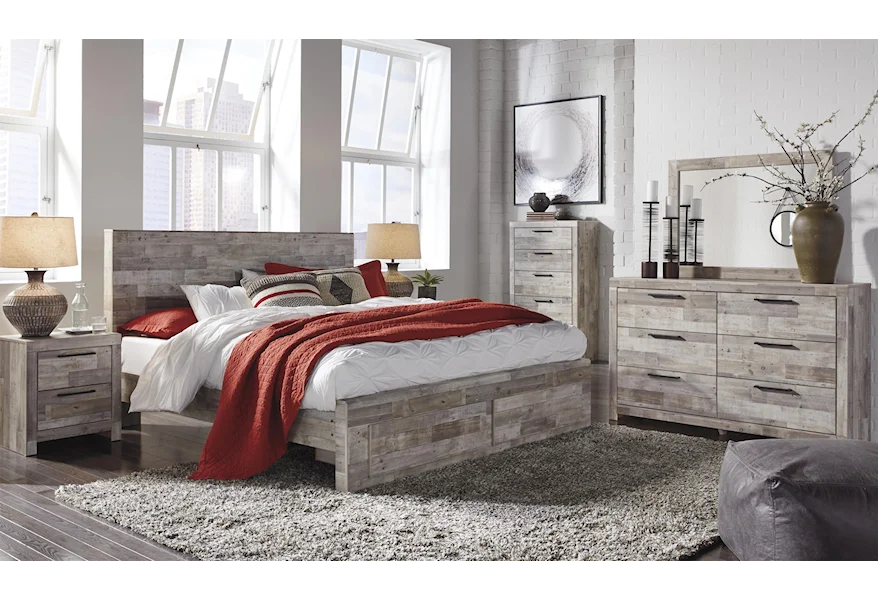 Effie 7 Piece Queen Bedroom Set by Signature Design by Ashley at Sam Levitz Furniture