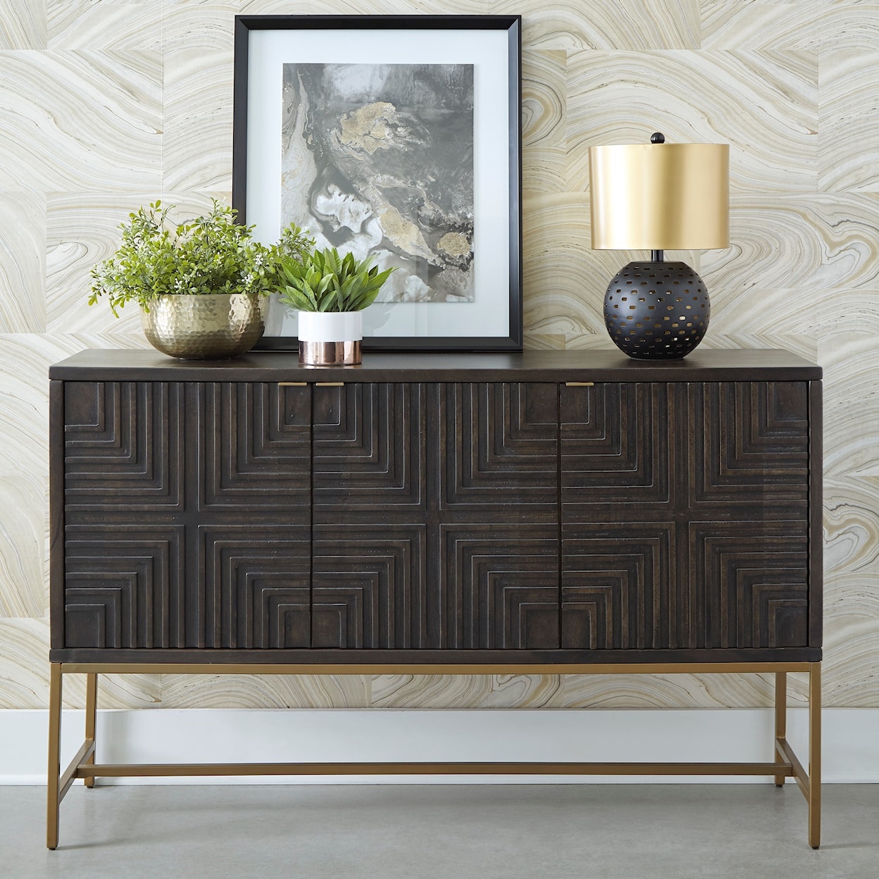 Signature Design by Ashley Elinmore Accent Cabinet