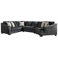 Sectional Couch with Right Cuddler