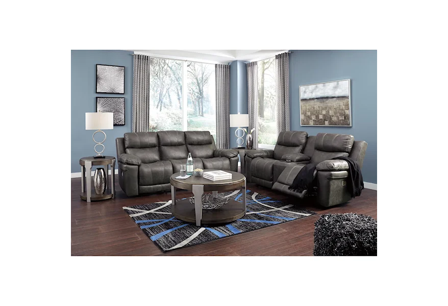 Erlangen Reclining Living Room Group by Signature Design by Ashley at Zak's Home Outlet