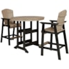 StyleLine Fairen Trail 3-Piece Round Bar Table Set