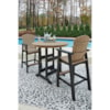 StyleLine Fairen Trail 3-Piece Round Bar Table Set