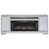 Signature Design by Ashley Flamory 72" TV Stand with Electric Fireplace