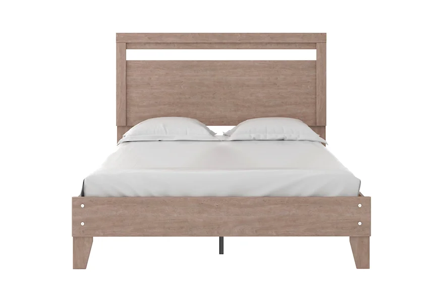 Flannia Queen Panel Platform Bed by Signature Design by Ashley at VanDrie Home Furnishings