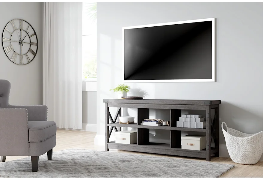 Freedan 58" TV Stand by Signature Design by Ashley at Sam Levitz Furniture