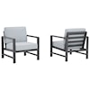 Benchcraft Fynnegan Set of 2 Lounge Chairs w/ Cushion