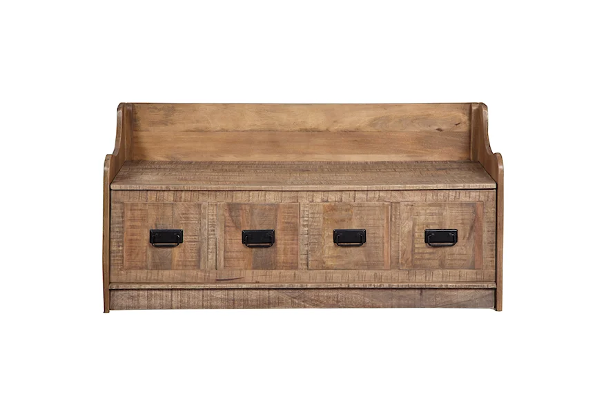 Garrettville Storage Bench by Signature Design by Ashley at VanDrie Home Furnishings