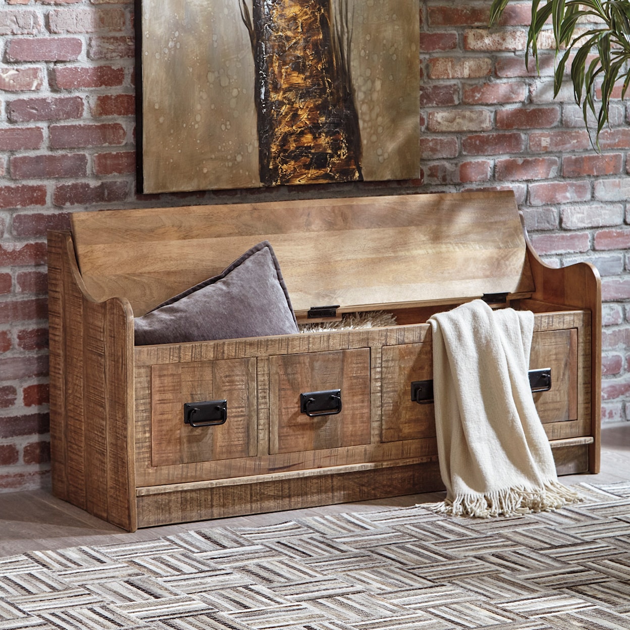 Signature Garrettville Storage Bench