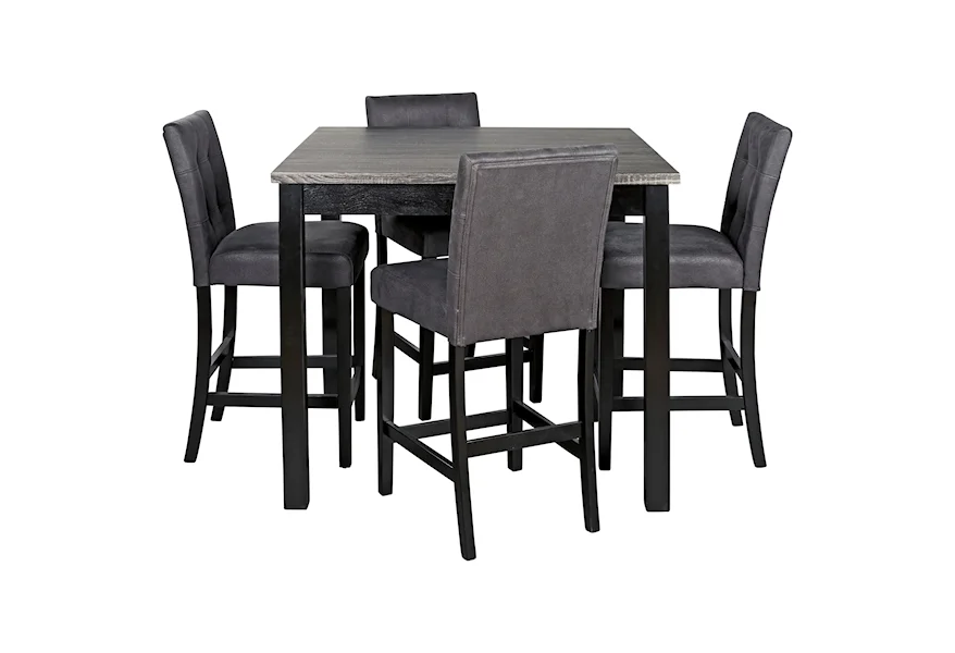 Garvine Square Counter Table Set by Signature Design by Ashley Furniture at Sam's Appliance & Furniture