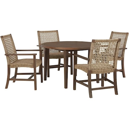 Outdoor Dining Table and 4 Chairs