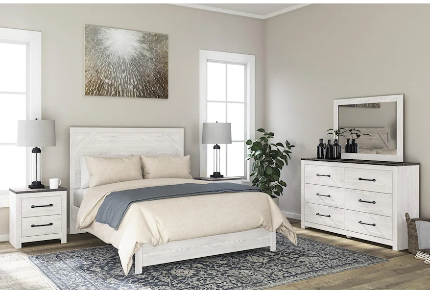 Gerridan 5 Piece Full Panel Bedroom Set by Signature Design by Ashley at Sam Levitz Furniture