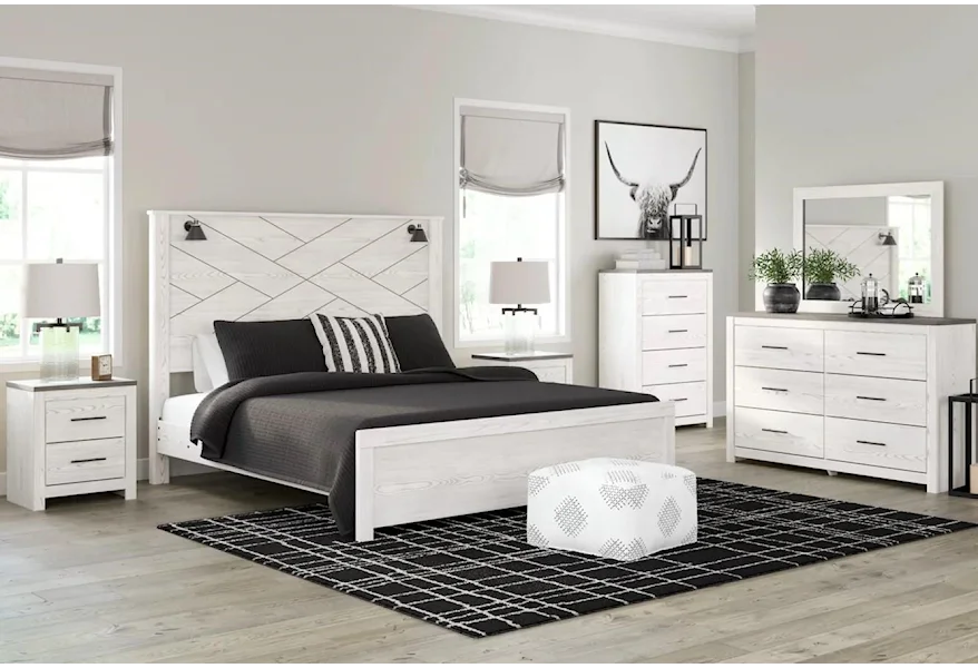 Gerridan 5 Piece King Bedroom Set by Signature Design by Ashley at Sam Levitz Furniture
