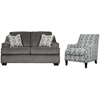 Love Seat and Accent Chair