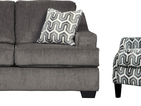 Love Seat and Accent Chair