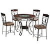Signature Design by Ashley Glambrey Round Counter Table and Barstool Set