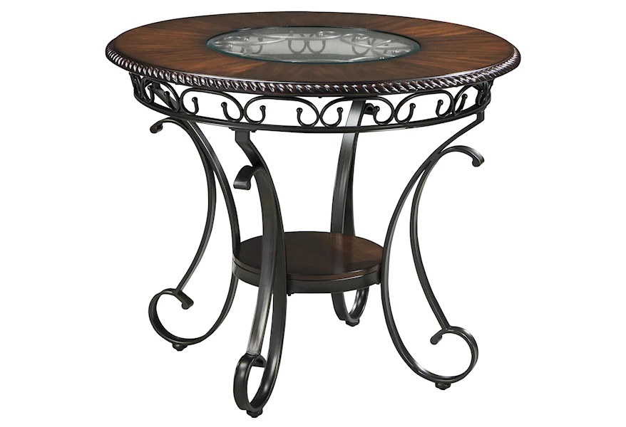 Glambrey Round Dining Room Counter Table by Signature Design by Ashley Furniture at Sam's Appliance & Furniture