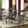 Ashley Signature Design Glambrey Round Dining Table and Chair Set
