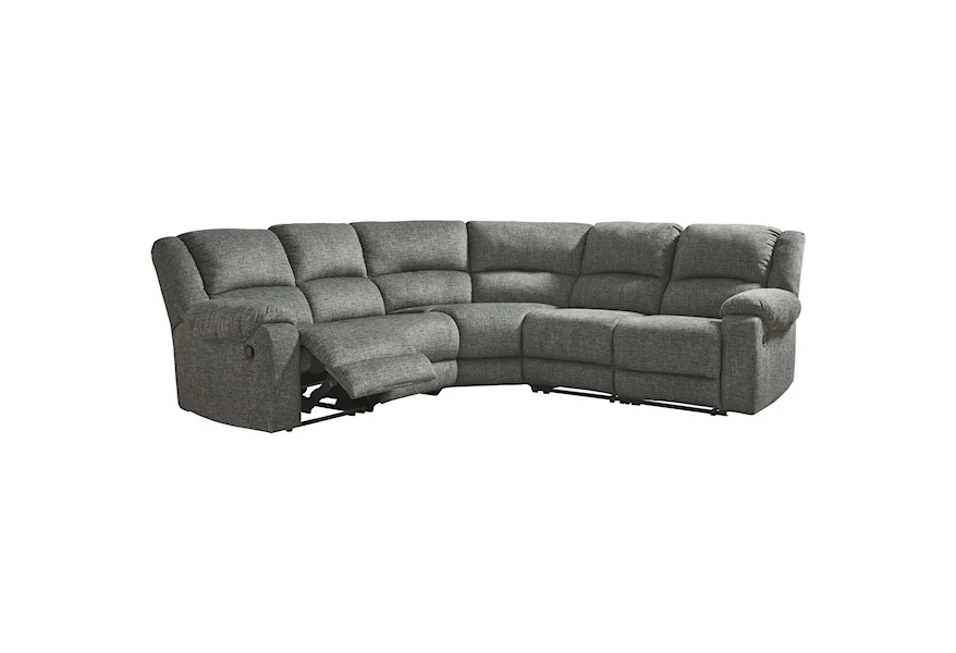Goalie 5-Piece Reclining Sectional by Signature Design by Ashley at Furniture and ApplianceMart