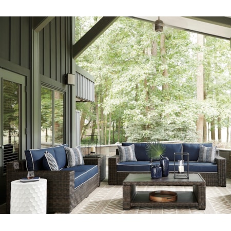 2 Piece Outdoor Patio Set
